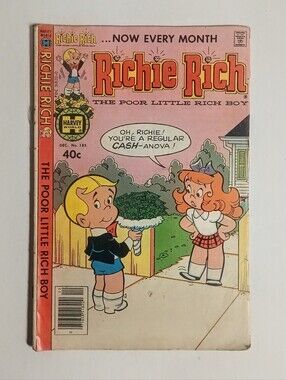 Vintage Richie Rich #185 Harvey Comics Dec 1979 Excellent Condition Free Ship